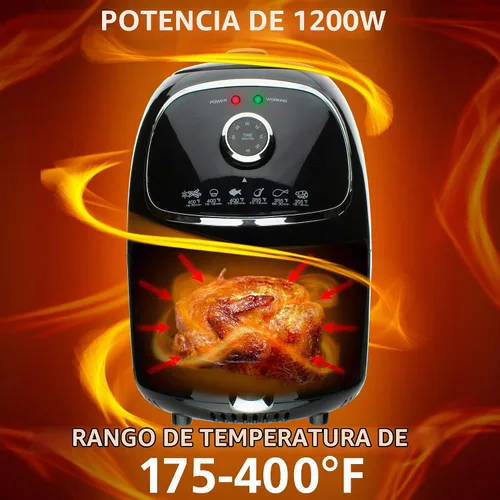 Vista 5 de Freidora eléctrica pequeña de 2 cuartos de galón con temporizador y control