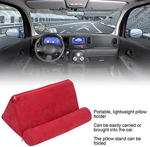 Vista 5 de Soporte portátil para tableta de almohada para cama, reposabrazos, alfombra, muslos, con área grande