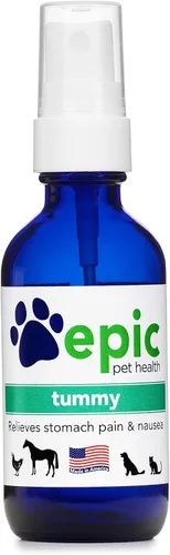 Vista 3 de Tummy - Suplemento natural, electrolito e inodoro para mascotas que alivia el dolor de estómago y las náuseas (gotero, 1 onza)