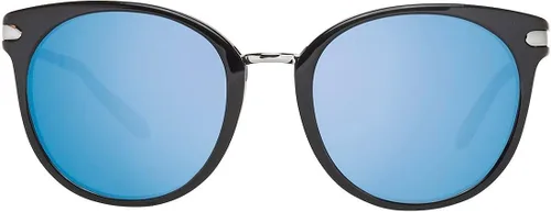 Vista 2 de GUESS Gafas de sol de diseñador para mujer, negroazul gris degradado, 52-20-135, NegroAzul Gris Gradiente
