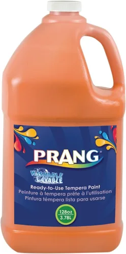Vista 4 de Prang Pintura al témpera lavable lista para usar, galón, naranja