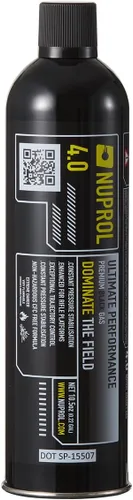 Vista 2 de Lancer Tactical Nuprol 4.0 Ultimate Strong 35.3 lbs/224 PSI Negro Airsoft Verde Gas 33.8 fl oz-Dos Pack