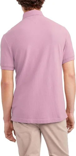 Vista 2 de Tommy Hilfiger Men's Short Sleeve Cotton Pique Polo Shirt in Regular Fit