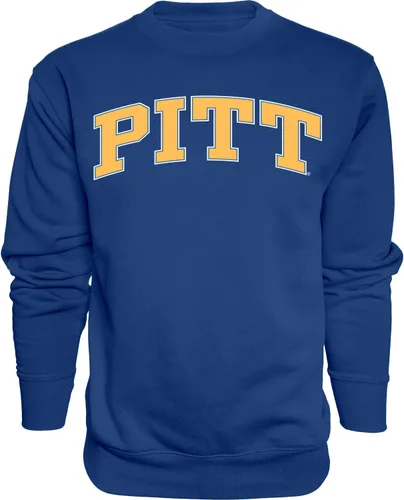 Vista 34 de Blue 84 NCAA sudadera de cuello redondo con arco y colores de equipo para hombre
