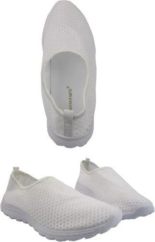Vista 5 de INSTANTARTS Zapatos deportivos para caminar para mujer, de secado rápido, zapatos deportivos para correr, tenis deportivos sin cordones