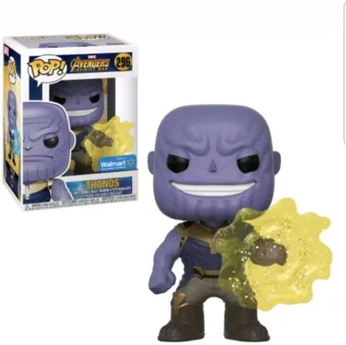 Vista 2 de Funko Pop Avengers Infinity War Thanos Vinilo Bobblehead Variant Figura 296
