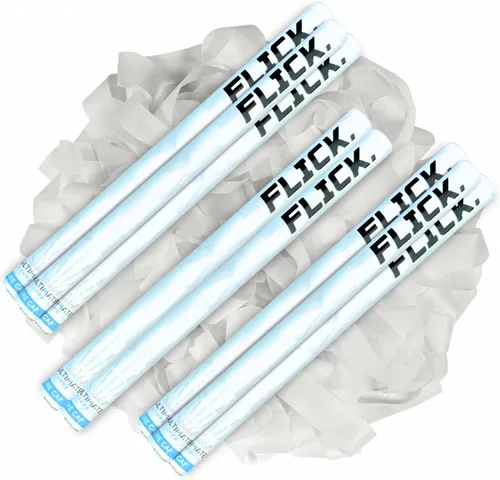 Vista 16 de Ultimate Confetti - Paquete de 8 varitas de confeti azul bebé - Palitos de mano de 6 pulgadas de papel de seda biodegradable para bodas, cumpleaños