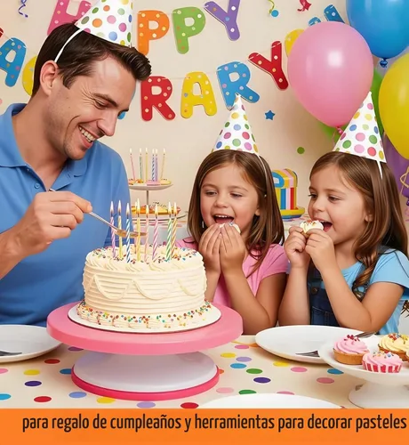 Vista 8 de Kit de decoración de pasteles, 190 piezas de suministros para Rosa