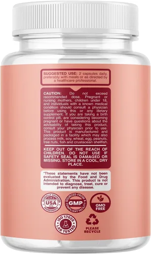 Vista 8 de Phytoral Suplemento completo de menopausia herbaria para mujeres, cápsulas de equilibrio hormonal femenino para sudores nocturnos, sofocos y cambios