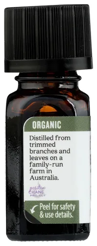Vista 4 de Aura Cacia Aceite esencial de árbol de té orgánico 0.25 fl. oz.