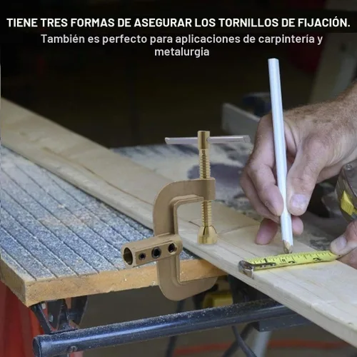 Vista 5 de H HZXVOGEN Abrazadera de tierra de soldadura estilo C 400A, abrazadera de tierra de latón macizo resistente con bloqueo de tornillo, apertura