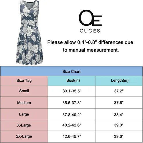 Vista 7 de OUGES Vestidos de maternidad con cuello en V para mujer, vestido de lactancia materna, baby shower