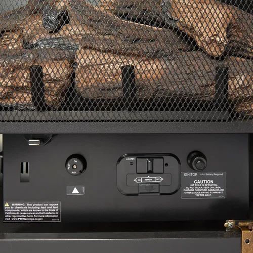 Vista 11 de Duluth Forge Chimenea de gas natural sin ventilación con repisa, 26,000 BTU, control remoto, acabado cereza caoba - Modelo # DFS-300NR-3AC