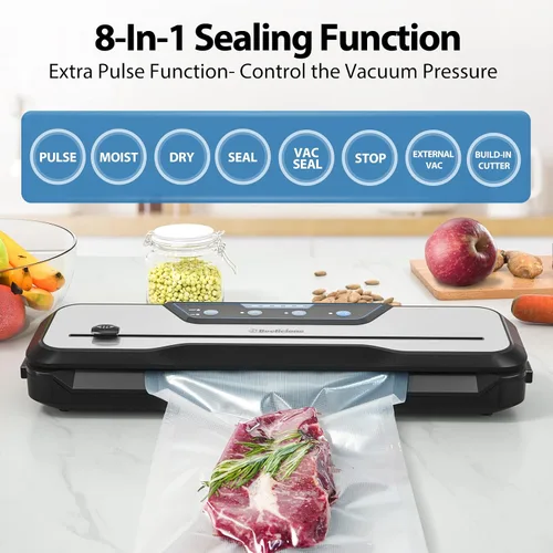 Vista 2 de Máquina automática del sellador al vacío de alimentos, ahorro de vacío Beelicious 8-en-1