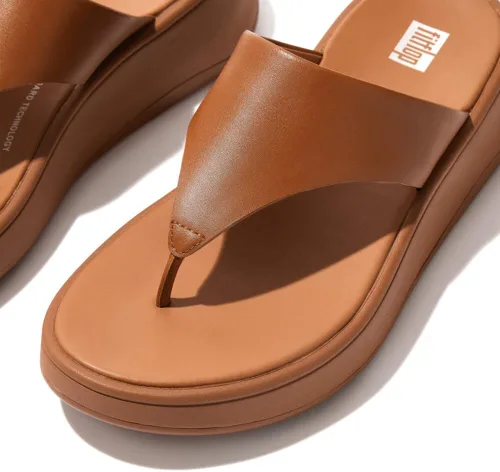 Vista 3 de FitFlop Sandalia plana de piel F-Mode para mujer