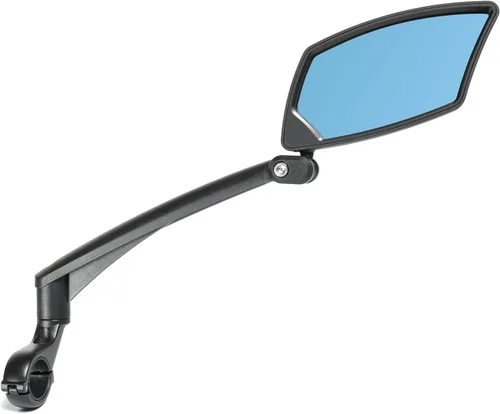 Vista 13 de BriskMore Espejo de bicicleta para manillar - Cristal HD transparente, espejo ajustable y plegable de 360° para una conducción segura, gran angular
