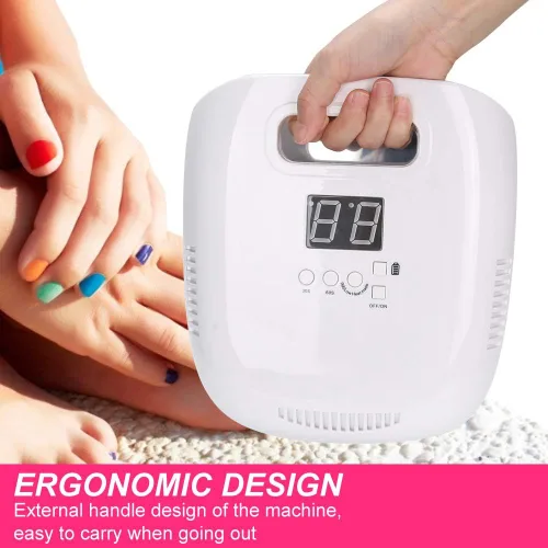 Vista 2 de Lámpara de secado de uñas de 60 W, lámpara LED UV para uñas, sensor de uñas de curado, pantalla LCD, herramientas de uñas para curado para lámparas