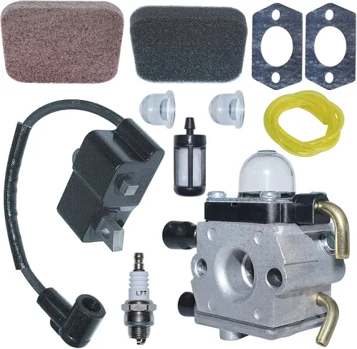 Vista 6 de Para recortadora Stihl FS75 FS80 FS80R FS85R FS85T FS85RX, kit de carburador, 4140-120-0619 4137-120-0606, reemplazo para Zama C1Q-S186 C1Q-S71