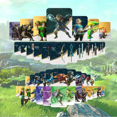 Vista 5 de Newest Version 41-PCS Mini NFC BOTW Cards set Compatible with Legend of ZLD of The Wild