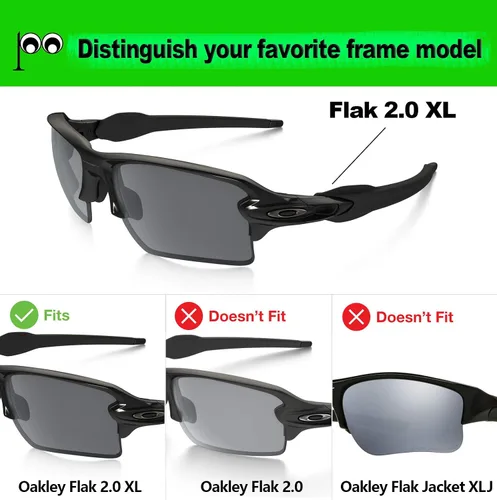 Vista 3 de Prizo OO9188 - Lentes polarizadas de repuesto para gafas de sol Oakley Flak 20 XL