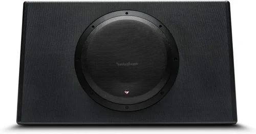 Vista 2 de Rockford Fosgate Punch P300-12T Subwoofer amplificado de 12" de 300W para camiones, caja sellada - Negro