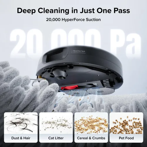 Vista 3 de roborock Nuevo robot aspirador y trapeador Qrevo 2 Pro 2026, succión