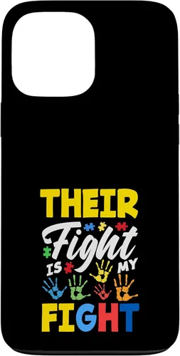 Vista 24 de Their Fight is My Fight Autism Awareness Case for iPhone 17