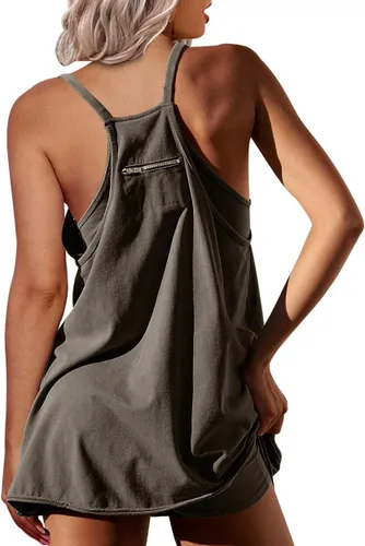 Vista 3 de Modernoajustado para mujer, Gris oscuro