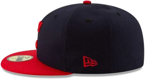 Vista 5 de New Era 59Fifty - Gorra auténtica de los Cleveland Indians, color azul marino