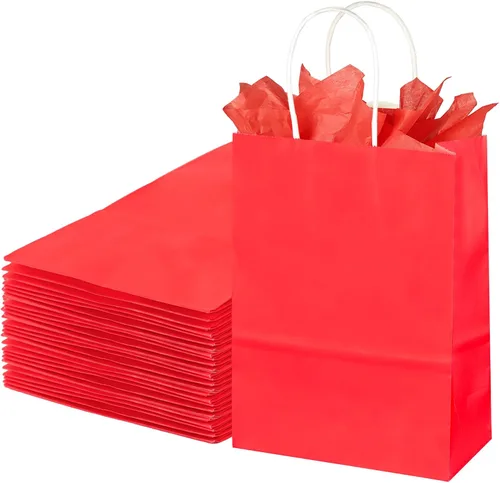 Vista 13 de BLEWINDZ - 32 bolsas de regalo pequeñas con 32 pañuelos de 8.7 x 6.3 x 3.2 01-8cols-S