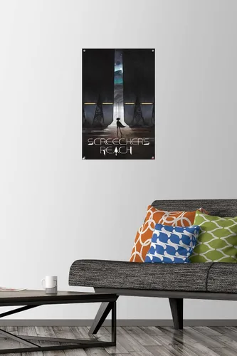 Vista 2 de Trends International Star Wars: Visions Temporada 2 - Póster de pared Screecher's Reach, 14.725 x 22.375 pulgadas, paquete de póster premium y pin