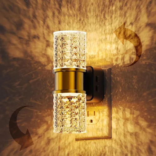 Vista 33 de L LOHAS LED Luz nocturna, luces nocturnas modernas que se enchufan a