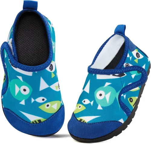 Vista 7 de Zapatos de agua para niños y niñas, secado rápido, zapatos de playa Auqa para piscina, jardín
