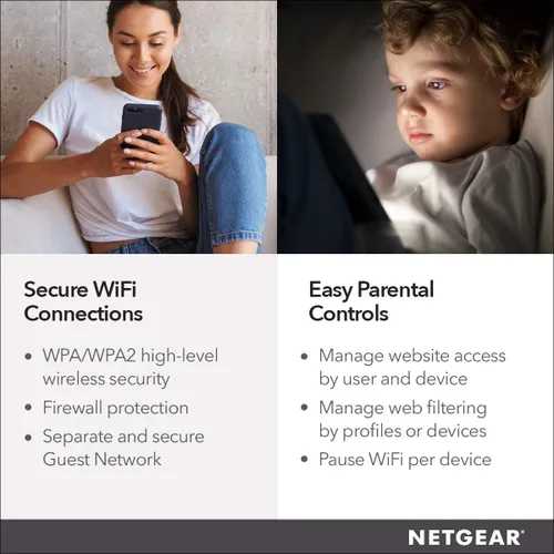 Vista 4 de NETGEAR AC1000 Router WiFi inteligente de doble banda