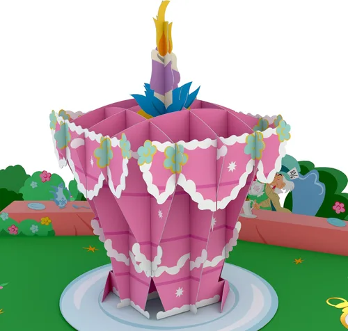 Vista 11 de Lovepop - Tarjeta desplegable de Disney Princess Dreams Come True – Tarjeta de felicitación de cuento de hadas del castillo 3D para niñas, niños