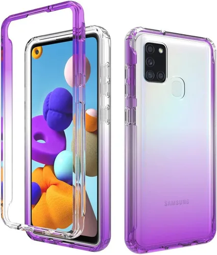 Vista 27 de Pzwoxukhov Funda para Xiaomi Poco M3 M2010J19CG M2010J19CI Caso, alta transparencia, color degradado, funda de absorción de impactos anticaída