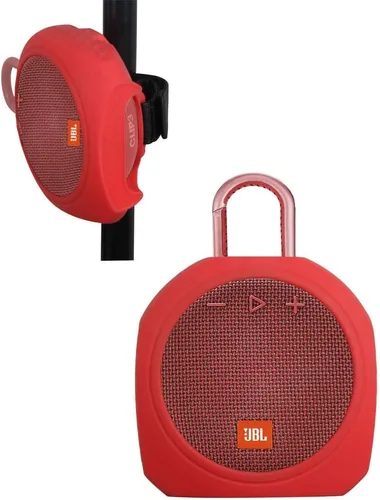 Vista 15 de Hermitshell Estuche de transporte de silicona de repuesto para altavoz Bluetooth inalámbrico JBL Clip 3 portátil e impermeable (negro camuflaje)