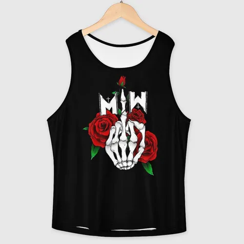 Vista 3 de Camiseta sin mangas de verano para mujer, cuello redondo, de secado rápido, holgada, con espalda cruzada, para entrenamiento