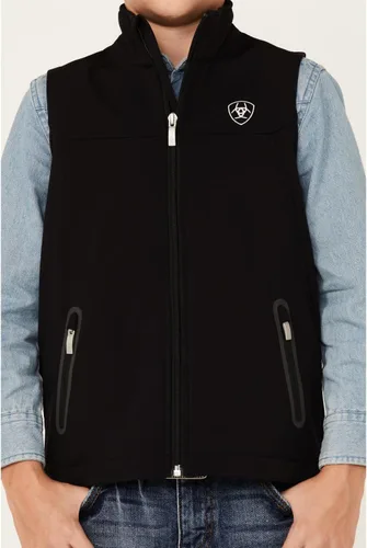 Vista 3 de Ariat Unisex Youth New Team Softshell Chaleco, Negro