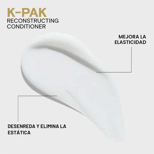 Vista 4 de Joico K-PAK Daily Reconstructing Conditioner For Damaged Hair Restore Shine Smooth & Detangle Eliminate Static With Keratin & Guajava