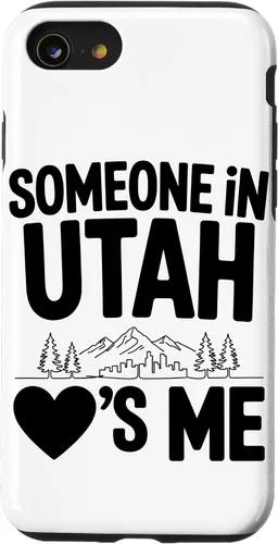 Vista 18 de Someone in Utah Loves Me Long Distance Family Case for iPhone 16