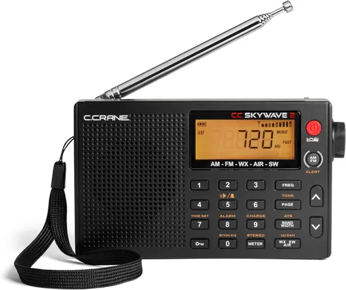 Vista 11 de C. Crane ccradio-2e Radio AM FM portátil mejorada y banda de 2 metros (color negro) CC2BE