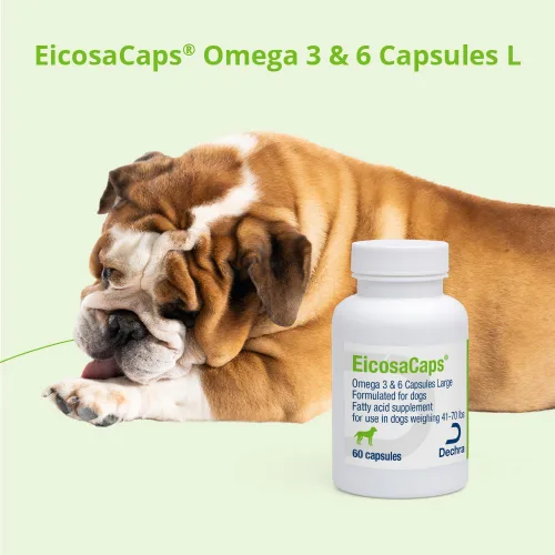 Vista 5 de EicosaCaps® Omega 3 y 6 cápsulas para perros, 60