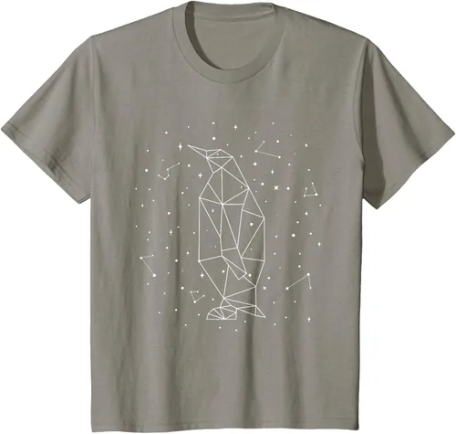 Vista 35 de Sternbild Penguin Constellation Emperor Sea Bird Penguin Camiseta Negro