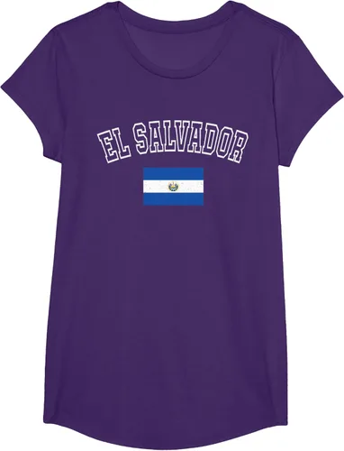 Vista 17 de Camiseta vintage con diseño de la bandera de El Salvador