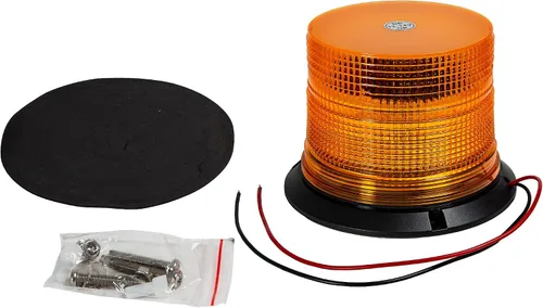 Vista 3 de Buyers Products SL640ALP, luz estroboscópica incandescente de 5 pulgadas de ancho, camiones de trabajo, camiones de arado de nieve, luces