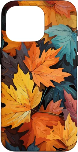 Vista 20 de Colorful Leaves Otoño y Otoño Tema, Otoño Color Funda para iPhone 17