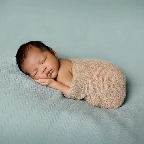 Vista 3 de Accesorios de fotografía para recién nacidos, manta elástica para fotografía de recién nacidos, para bebés, niños y niñas, posando accesorios