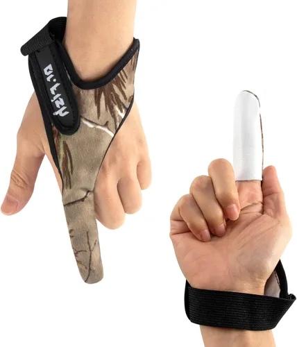 Vista 9 de Dr.Fish 2 Piezas Guantes de Pesca Casting 2 Dedos Índice Protector de Dedo Anti-Corte Agua Salada Trolling Surf Pesca Línea Trenzada Antideslizante