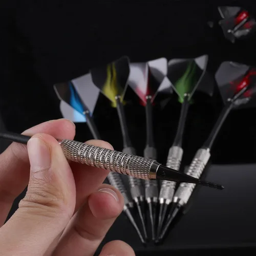 Vista 3 de CyeeLife Dardos de punta suave de 0.56 oz con vuelos adicionales y puntos de plástico para principiantes